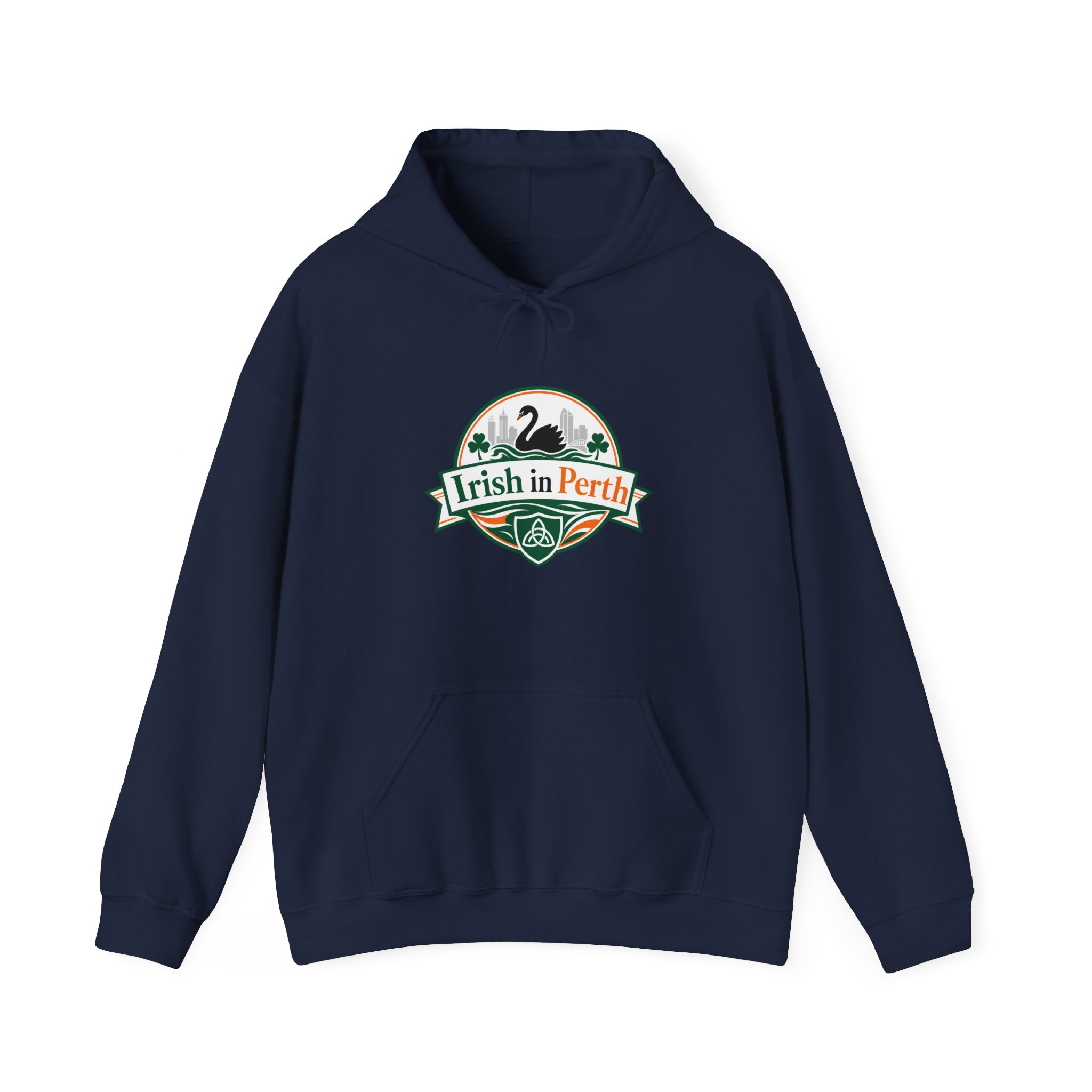 Irish In Perth black swan hoodie - Image 21