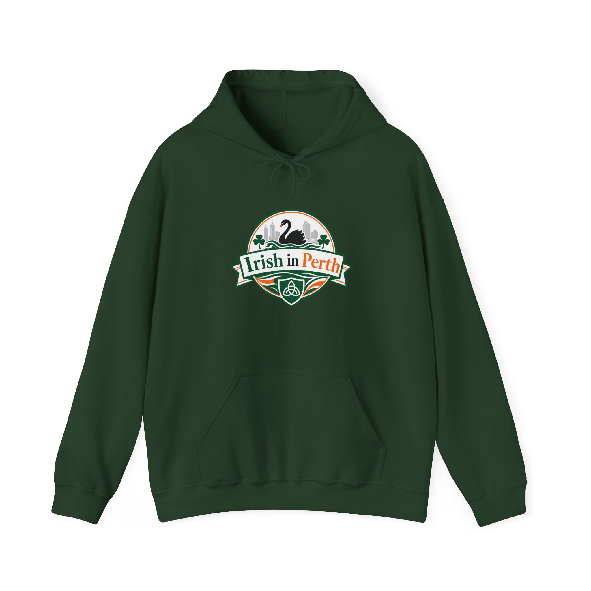 Irish In Perth black swan hoodie