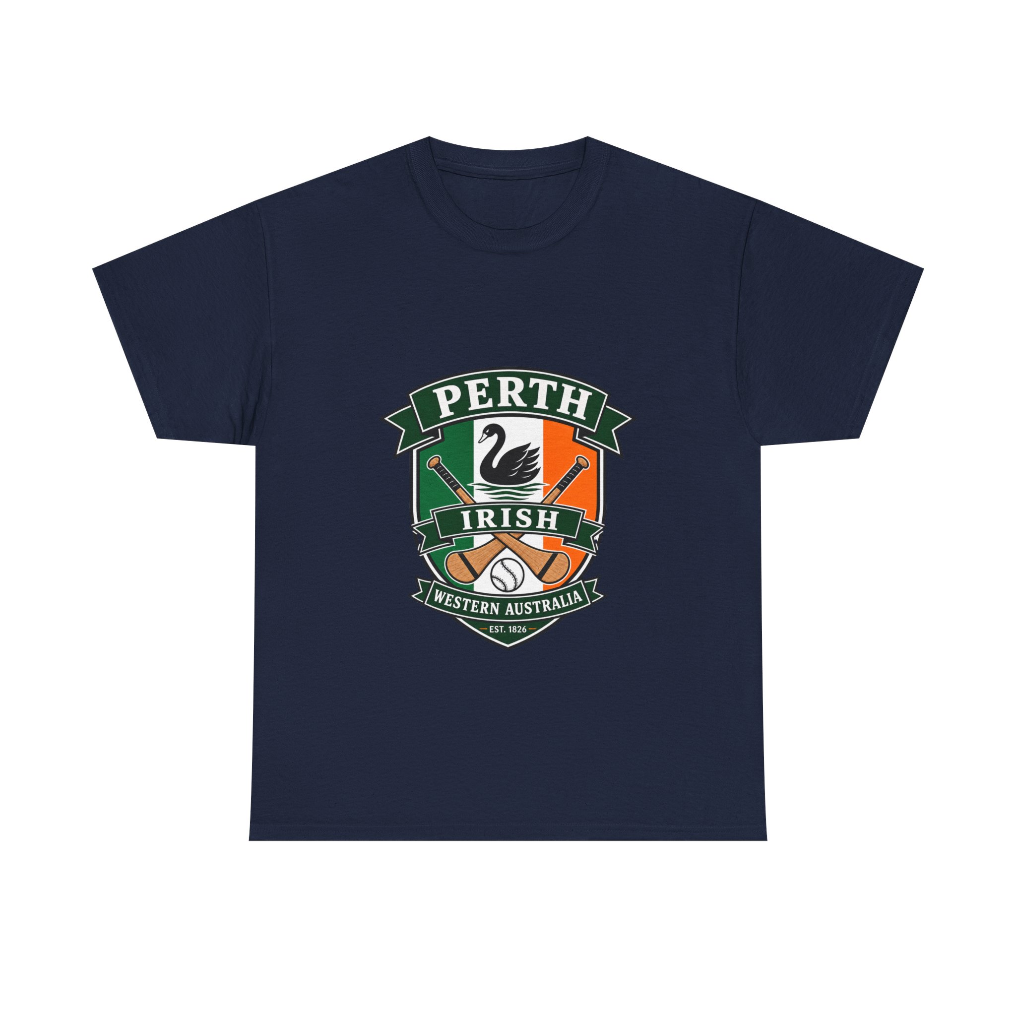 Irish in Perth Hurling and swan T-Shirt - Image 21
