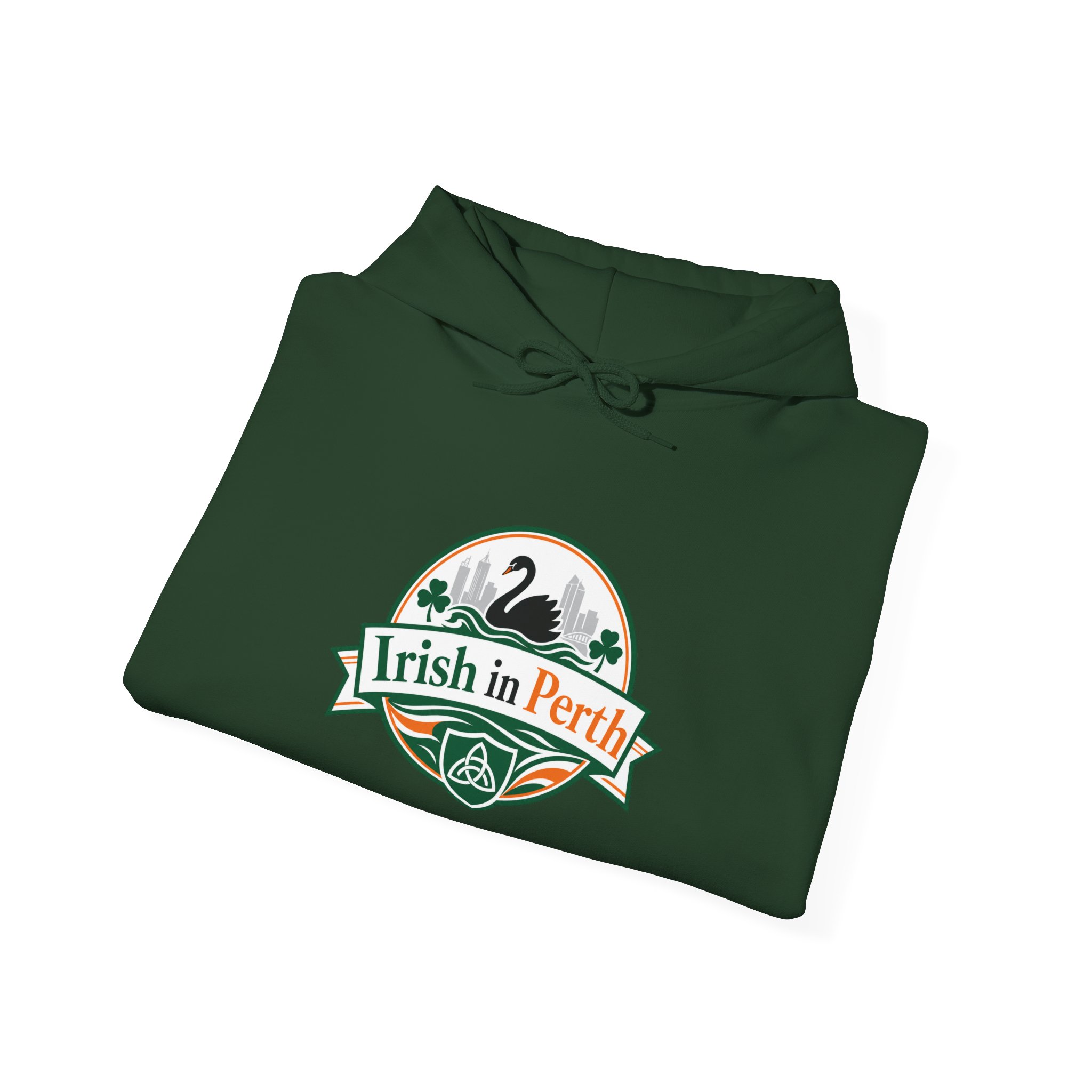 Irish In Perth black swan hoodie - Image 4