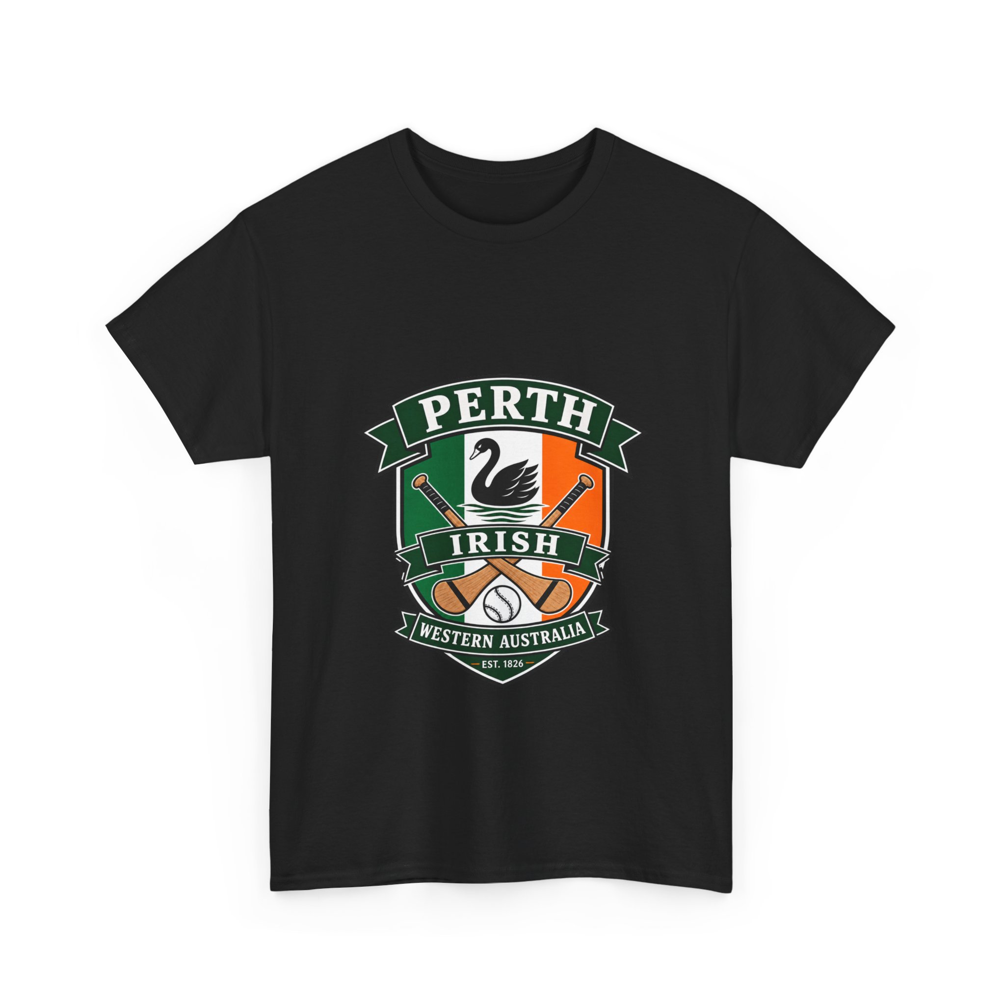 Irish in Perth Hurling and swan T-Shirt - Image 7
