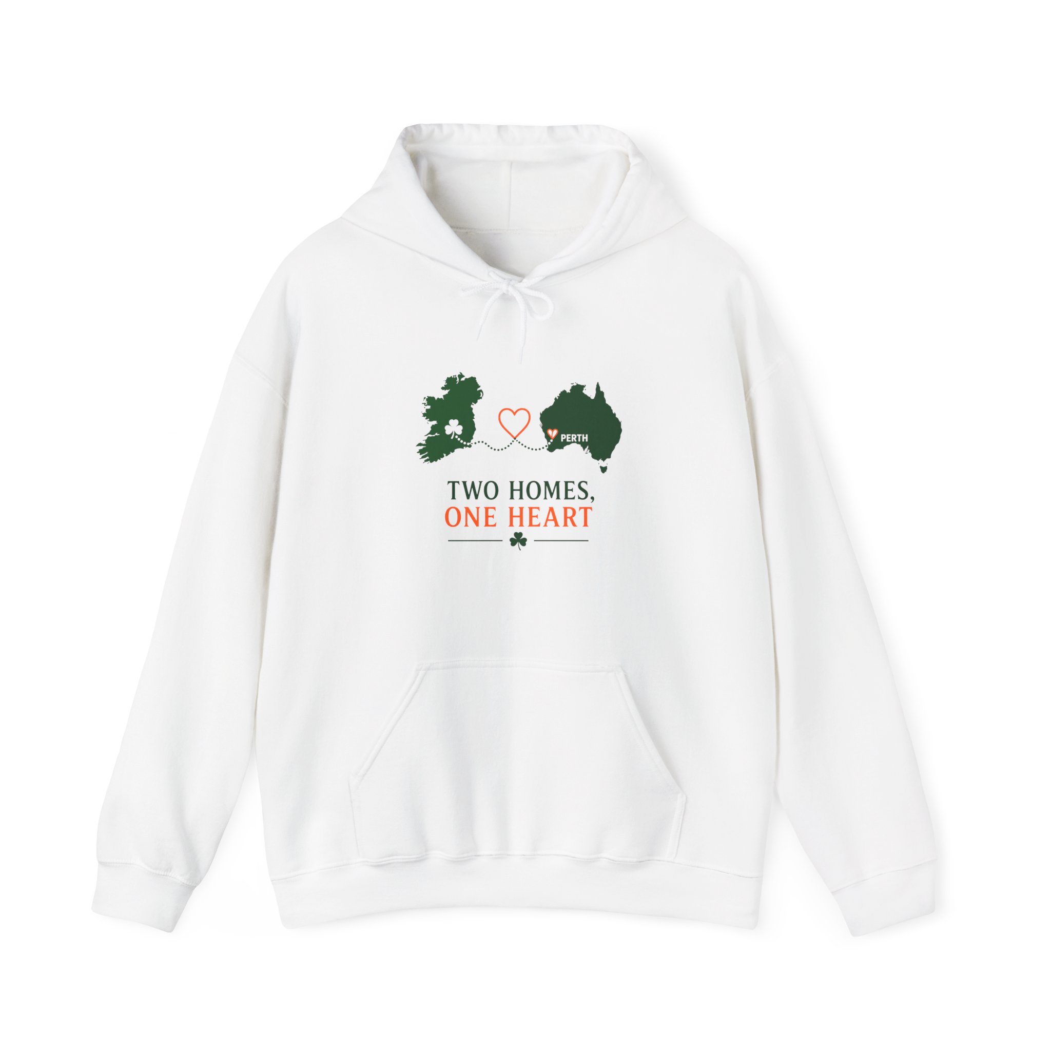 Two Homes One Heart Hoodie - The Print Bar