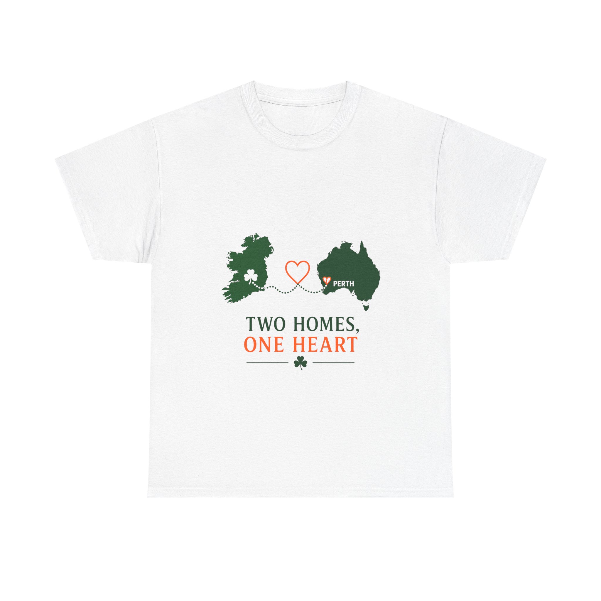Two Homes One Heart T-Shirt - The Print Bar