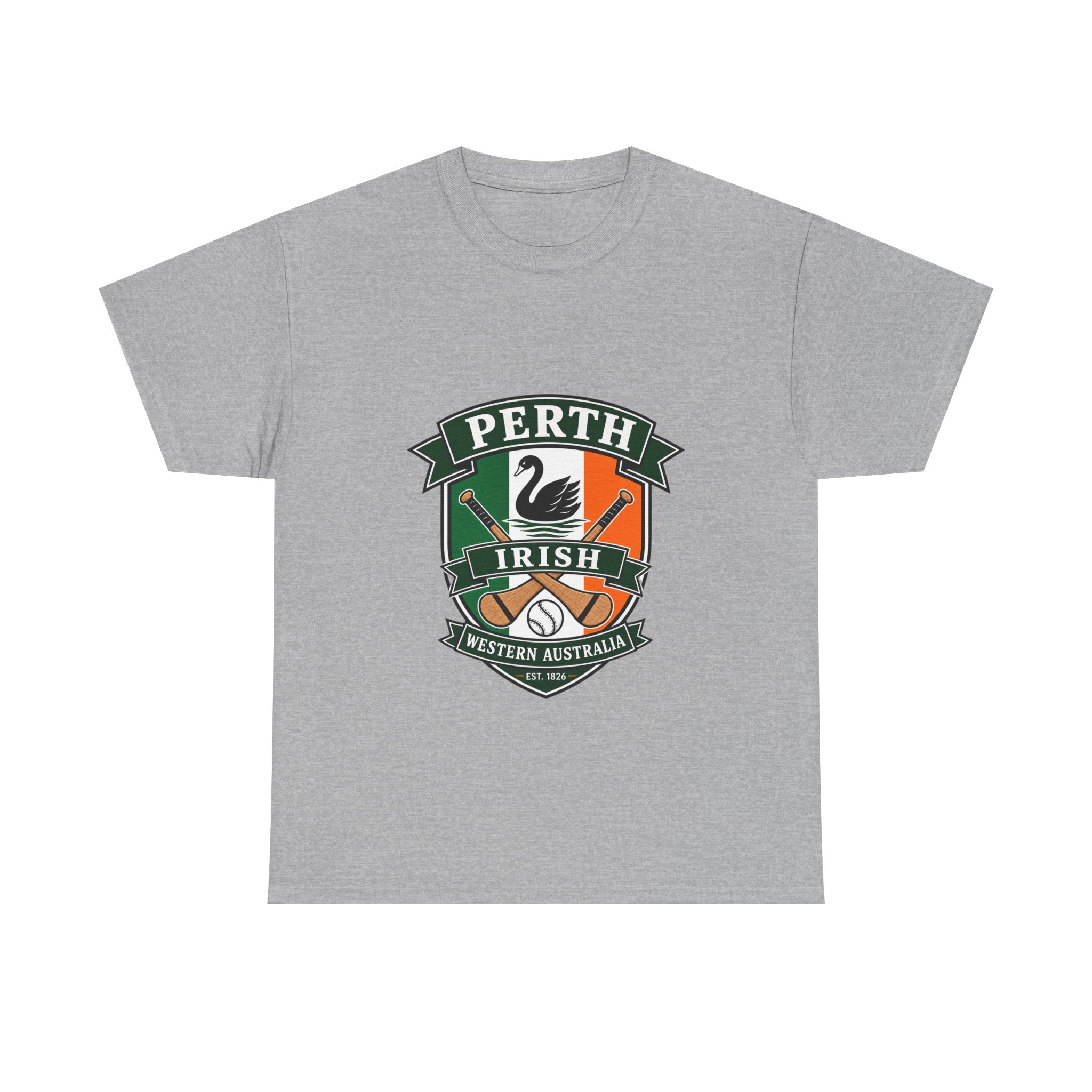 Irish in Perth Hurling and swan T-Shirt - Image 9