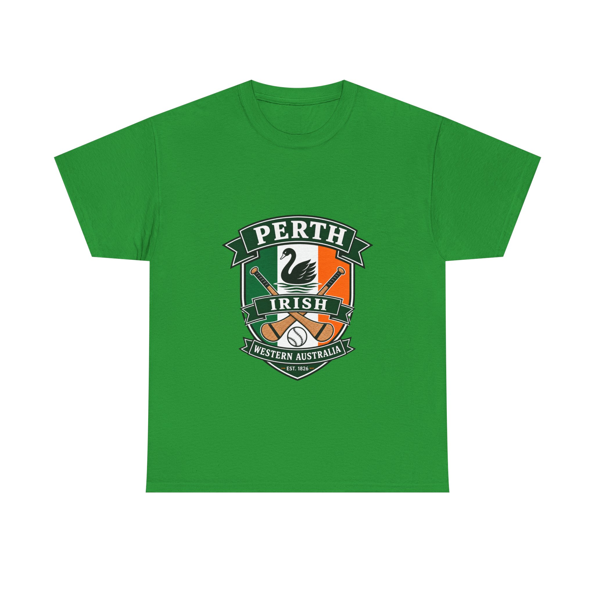 Irish in Perth Hurling and swan T-Shirt - Image 17