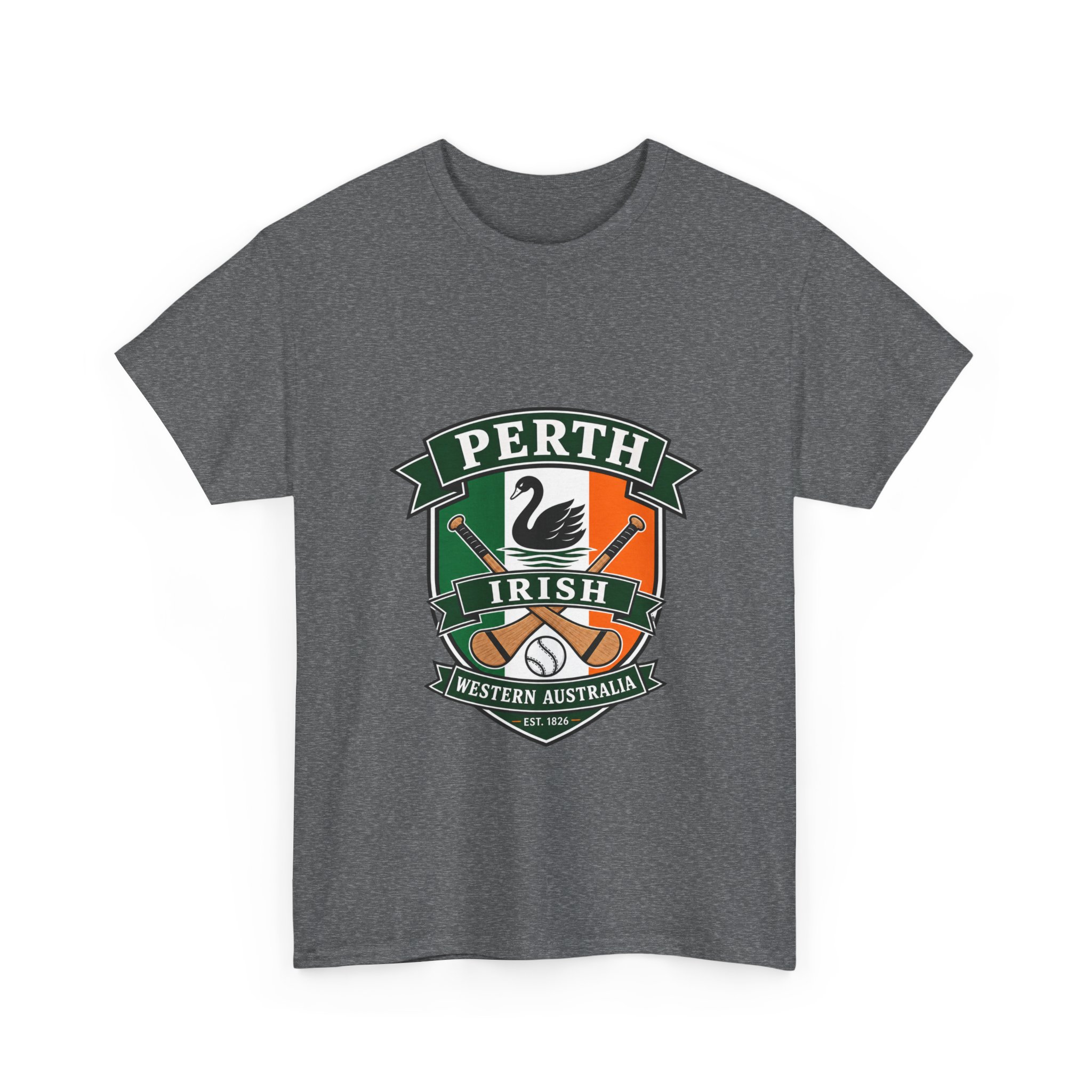 Irish in Perth Hurling and swan T-Shirt - Image 15